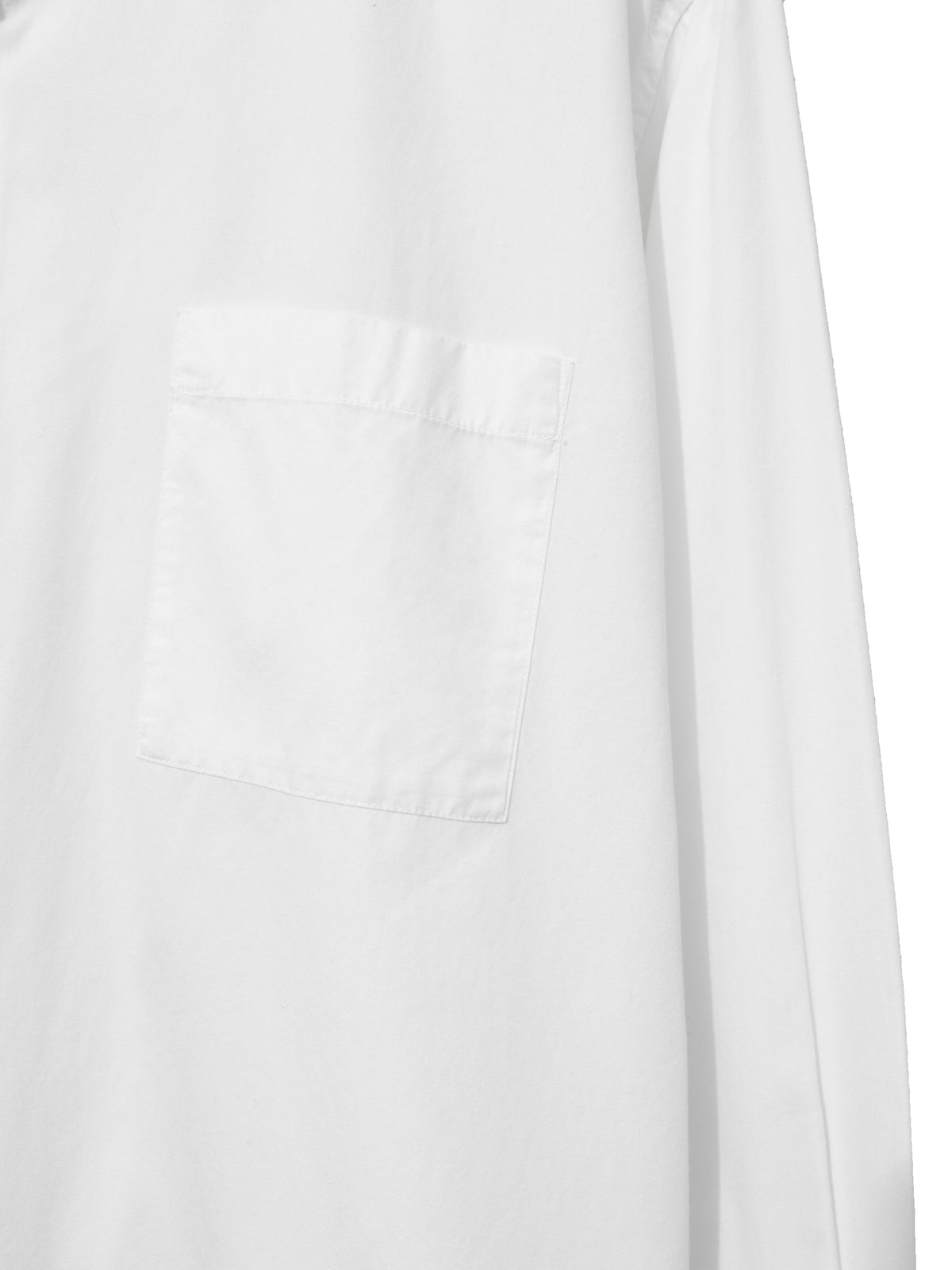 Zip Front Shirt White