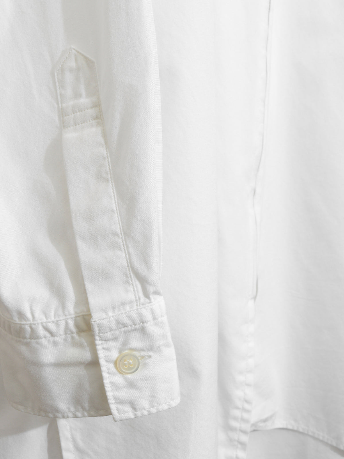 Zip Front Shirt White