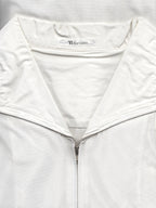 Zip Front Shirt White