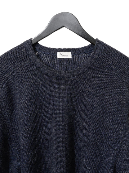 saddle pullover navy ∙ linen wool ∙ one size