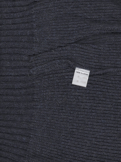 saddle pullover navy ∙ linen wool ∙ one size