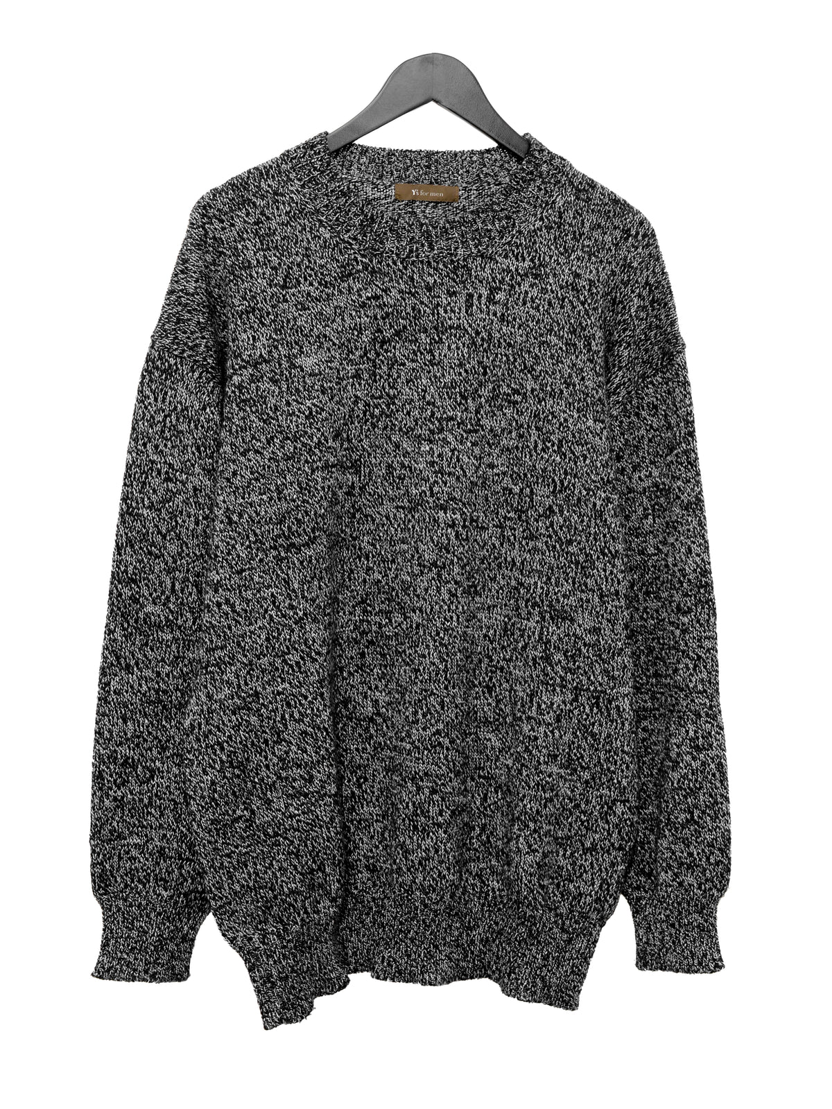 Knit Pullover Black Melange