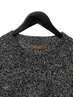 Knit Pullover Black Melange