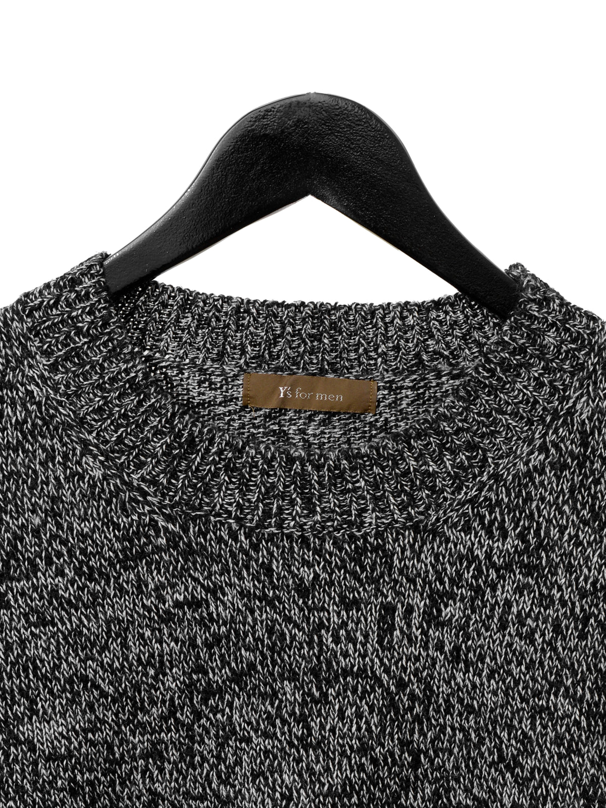 Knit Pullover Black Melange