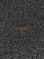 Knit Pullover Black Melange