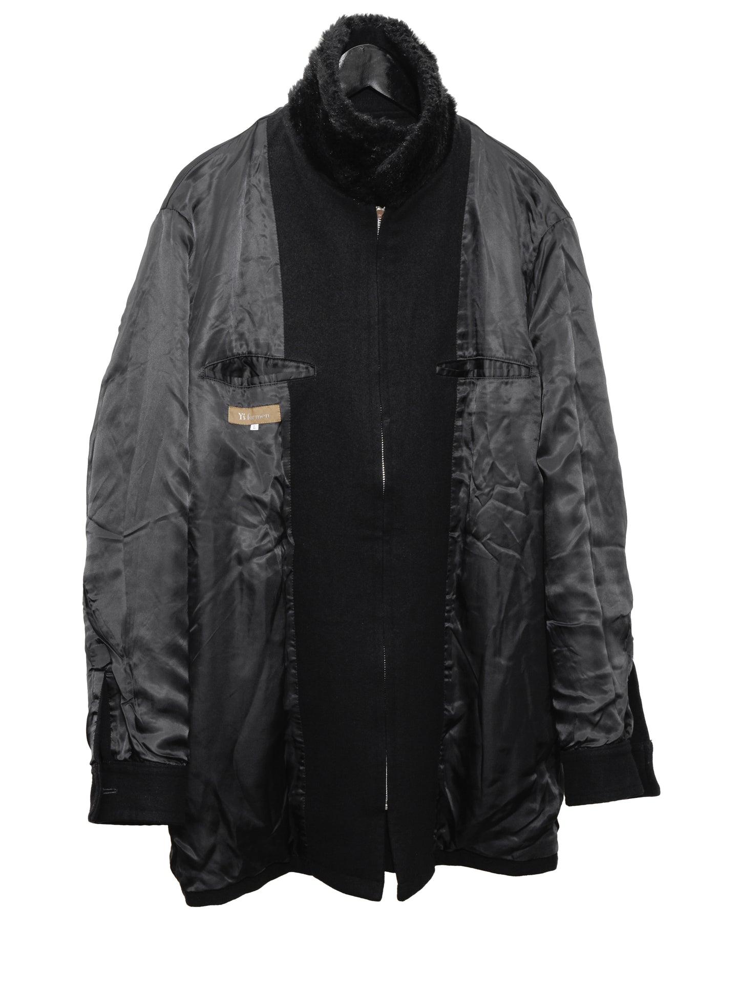 zip jacket black ∙ melton wool ∙ medium