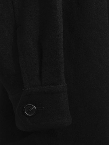 zip jacket black ∙ melton wool ∙ medium