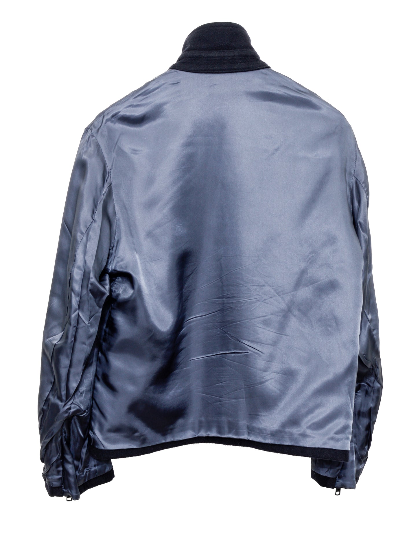 zip blouson navy ∙ melton wool nylon ∙ medium