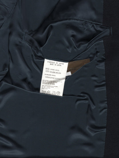 zip blouson navy ∙ melton wool nylon ∙ medium