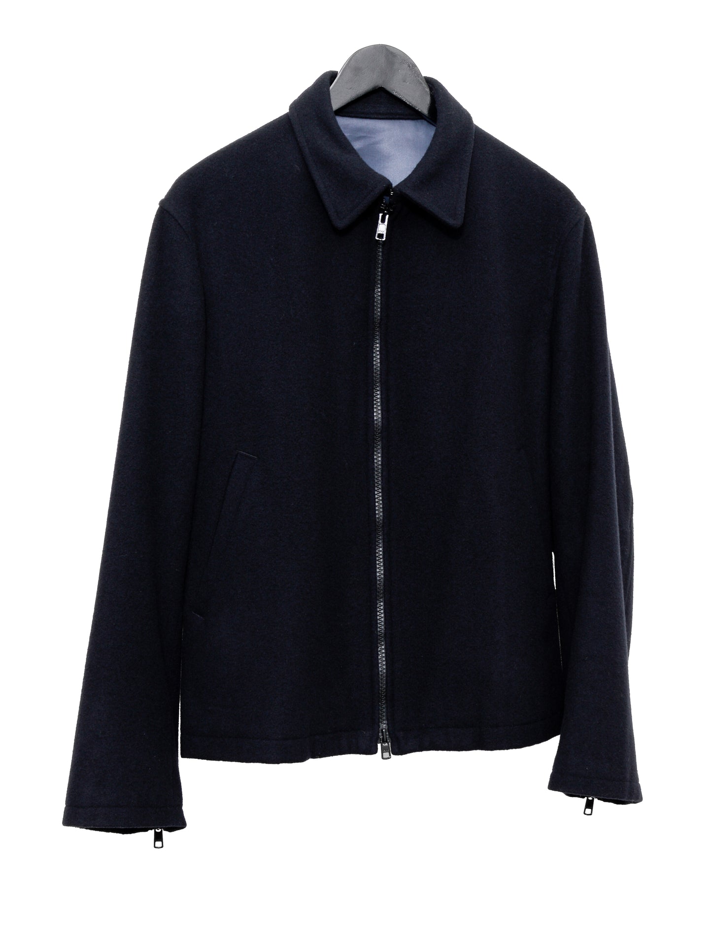 zip blouson navy ∙ melton wool nylon ∙ medium