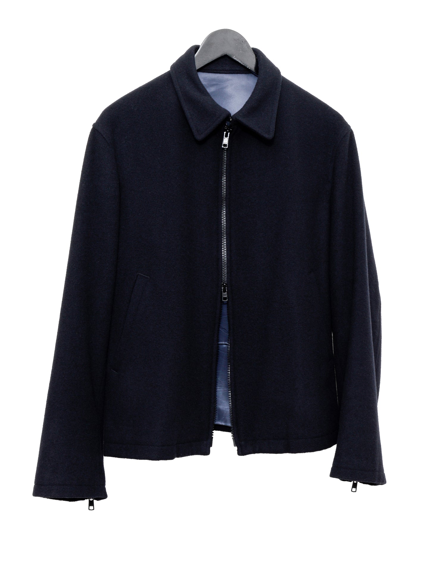 zip blouson navy ∙ melton wool nylon ∙ medium