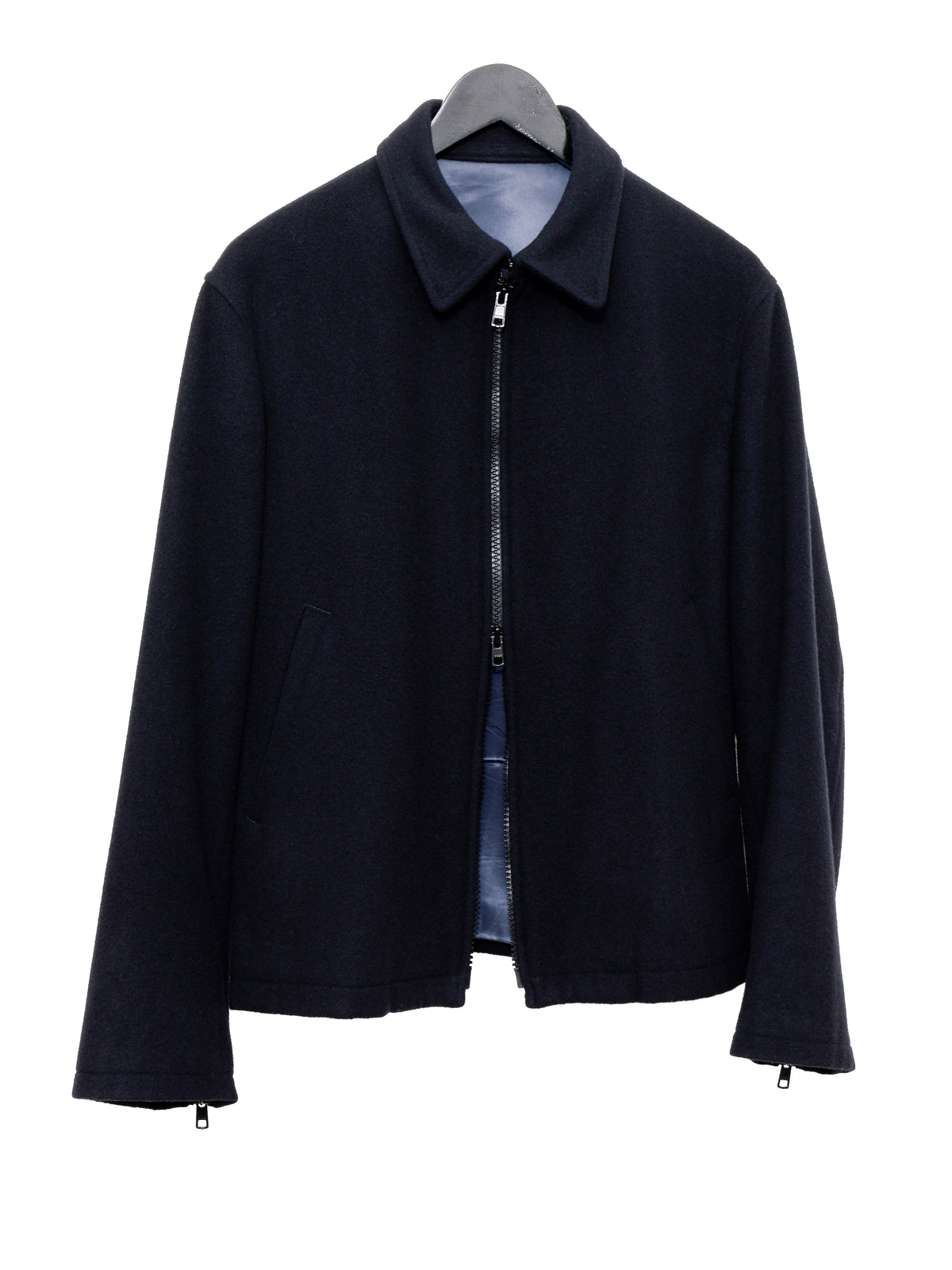 Zip Blouson Navy
