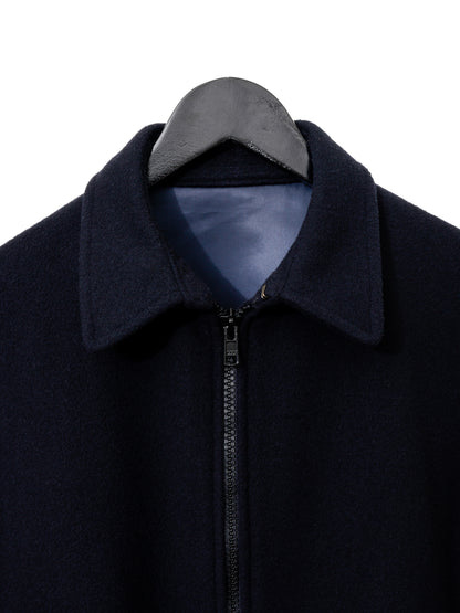 zip blouson navy ∙ melton wool nylon ∙ medium