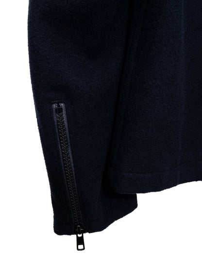 zip blouson navy ∙ melton wool nylon ∙ medium