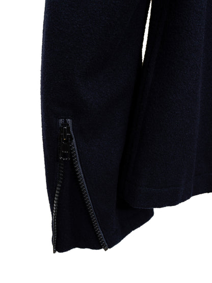 zip blouson navy ∙ melton wool nylon ∙ medium