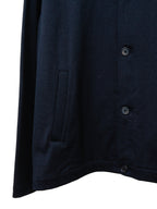 Suede Collar Blouson Navy