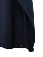 Suede Collar Blouson Navy