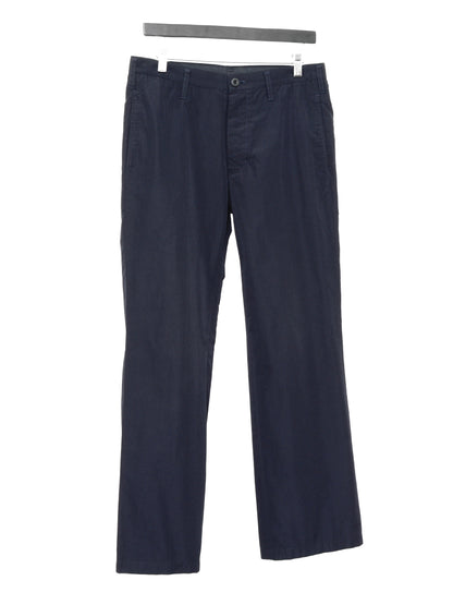 straight pants navy ∙ cotton poly ∙ small