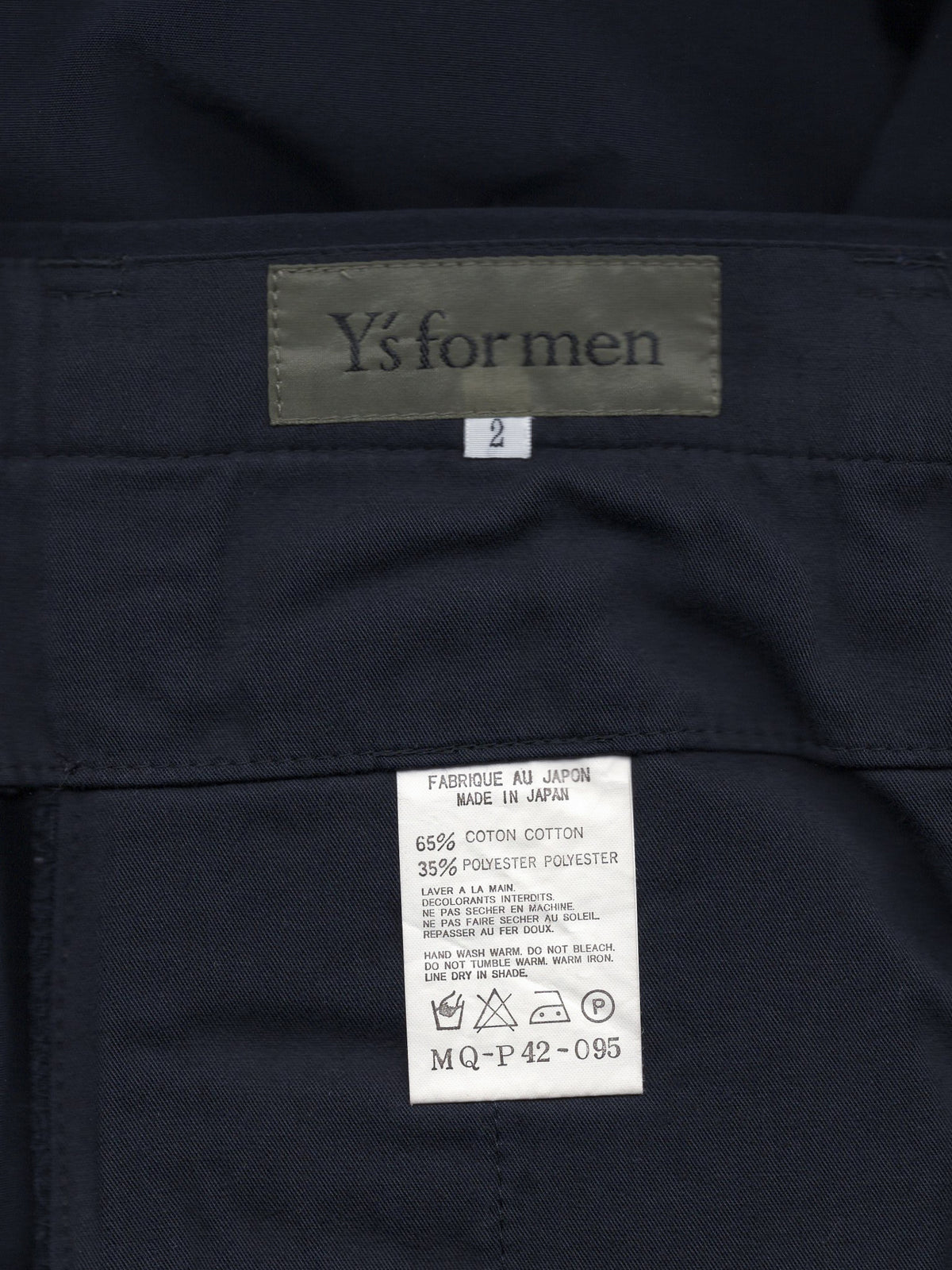 Straight Pants Navy