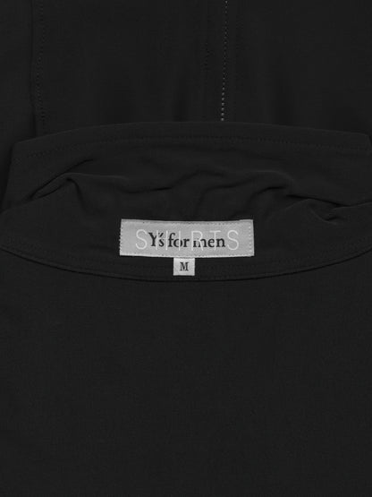 zip front shirt black ∙ nylon poly ∙ medium
