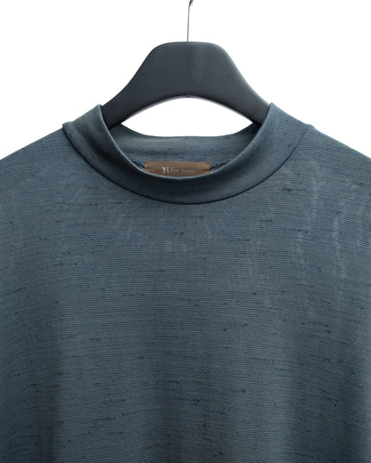 mockneck tee teal ∙ rayon nylon ∙ one size