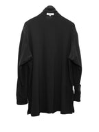 Zip Front Shirt Black