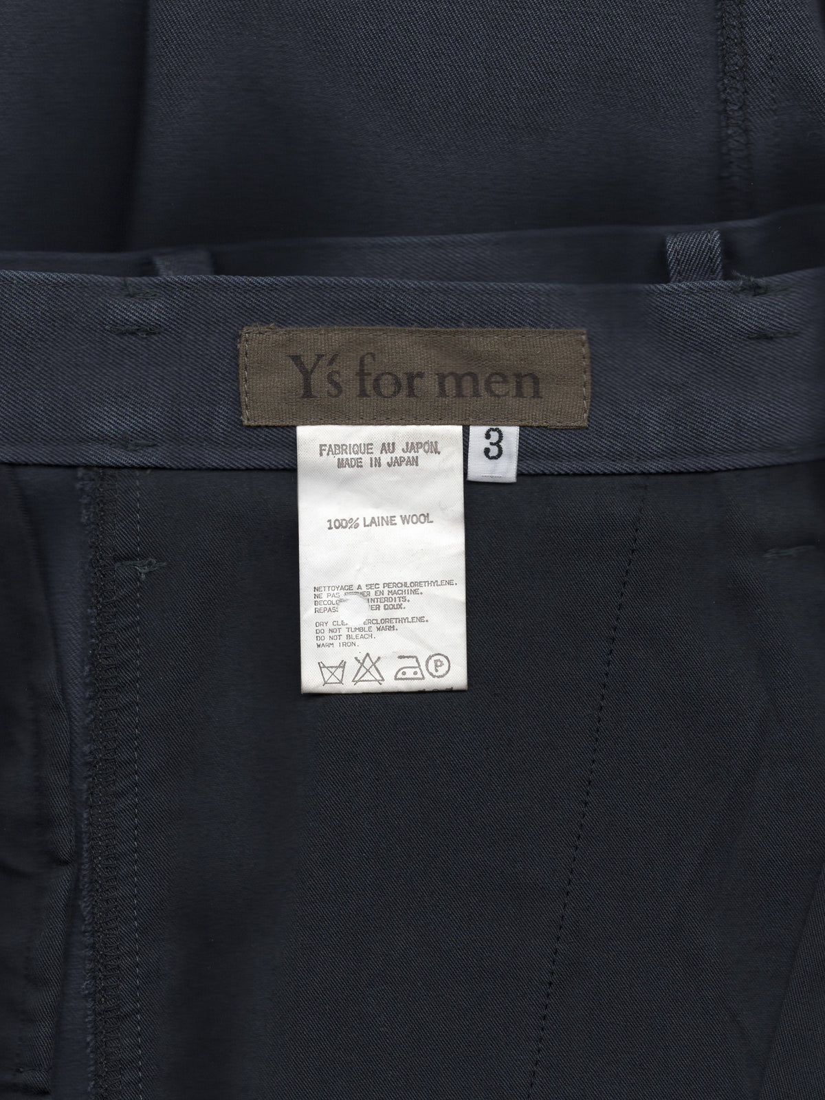 Single Pleat Trousers Lead