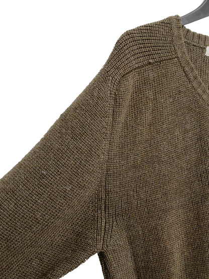 saddle pullover wheat ∙ linen wool ∙ one size