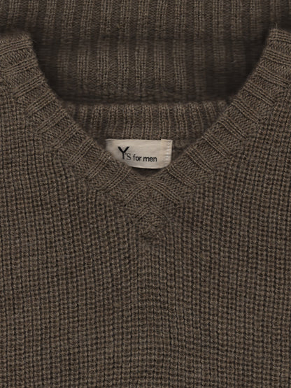 saddle pullover wheat ∙ linen wool ∙ one size