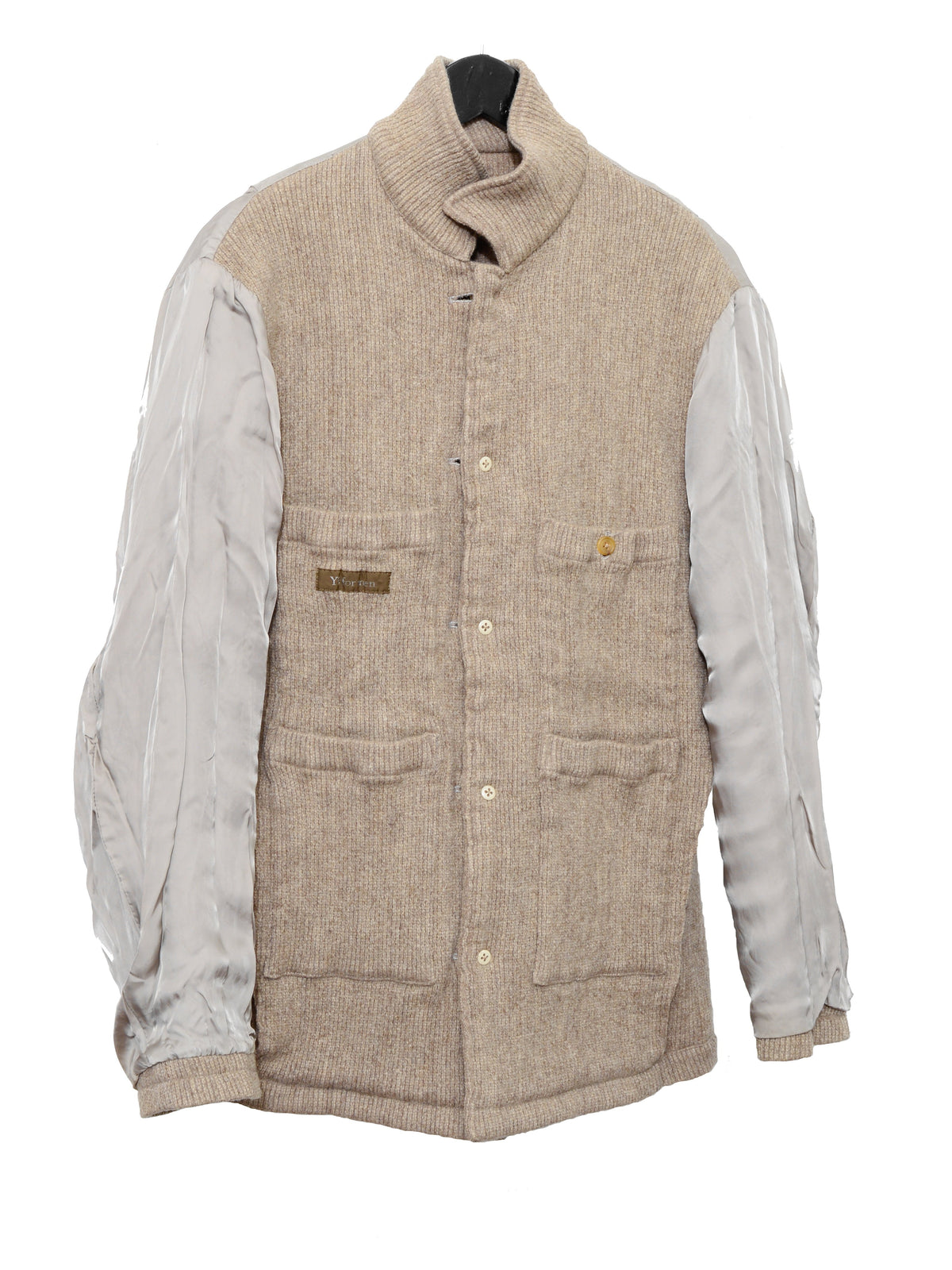 Knit Chore Jacket Straw