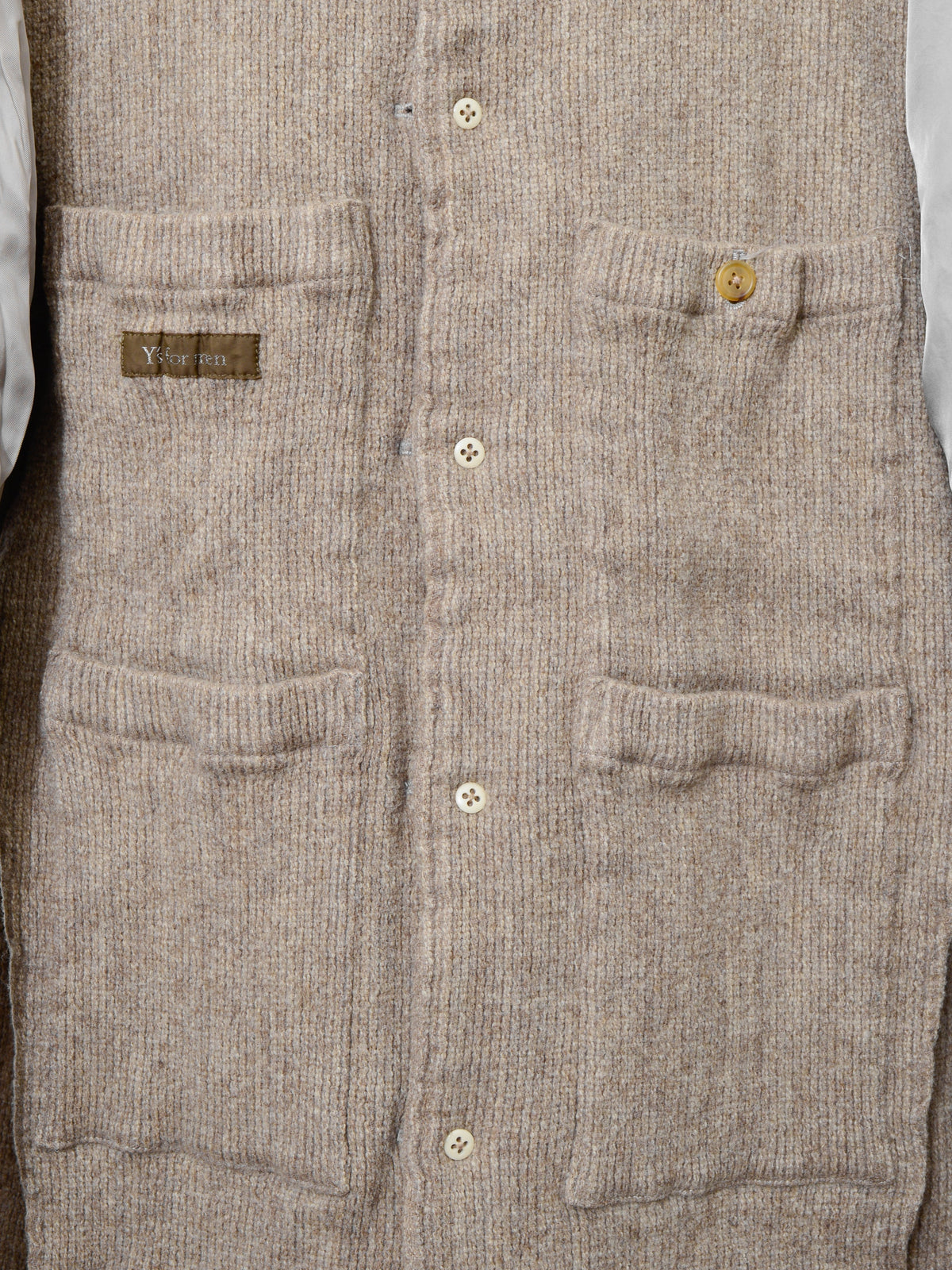 Knit Chore Jacket Straw