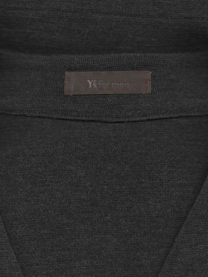 double zip cardigan dark grey ∙ wool ∙ medium