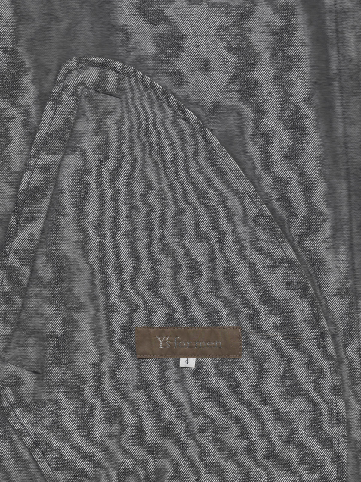 Zip Front Blouson Dark Grey