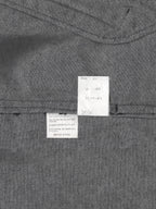Zip Front Blouson Dark Grey