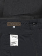 Cinch Back Pants Dark Grey