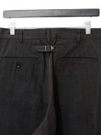 Cinch Back Pants Dark Grey