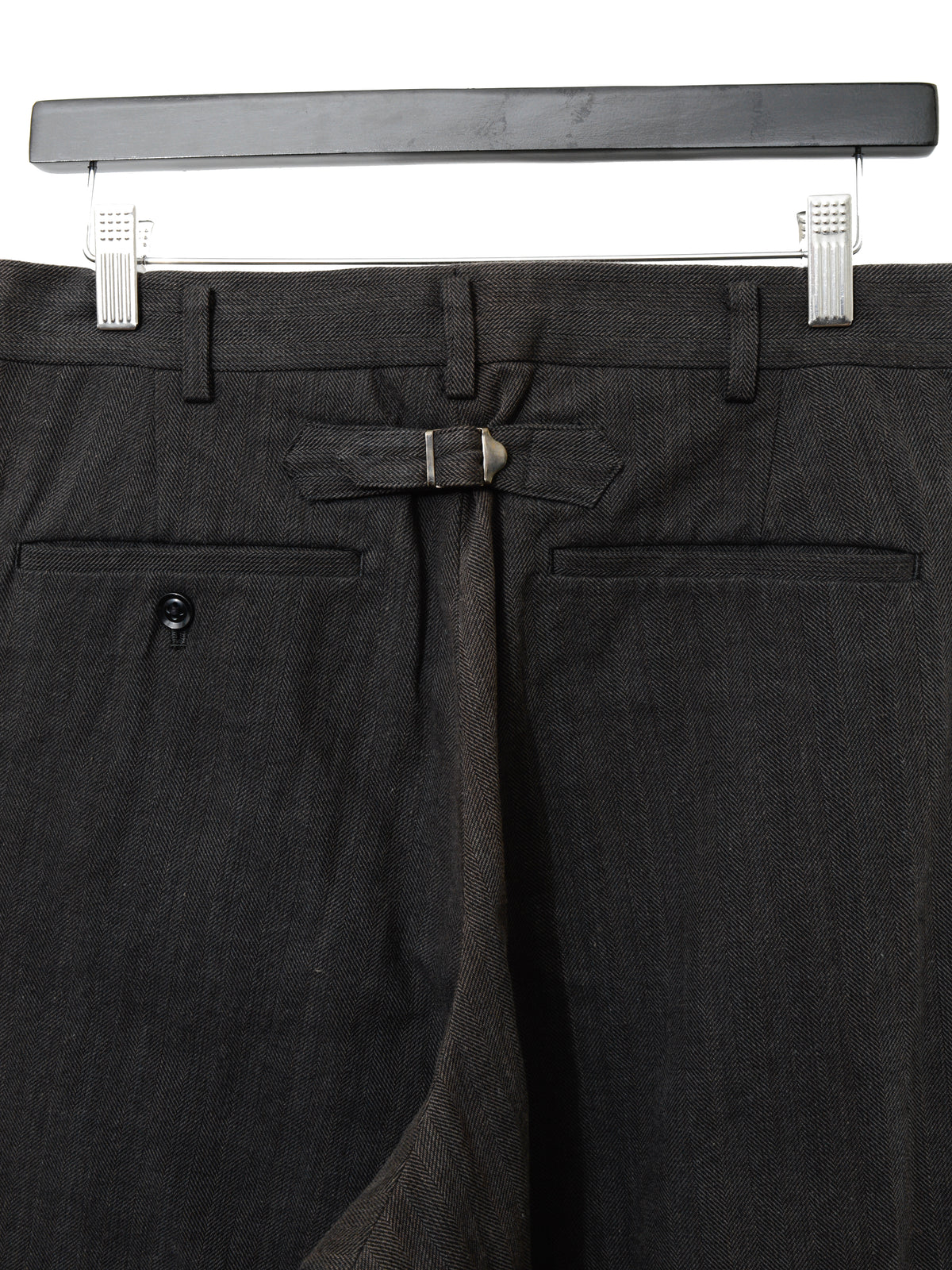 Cinch Back Pants Dark Grey
