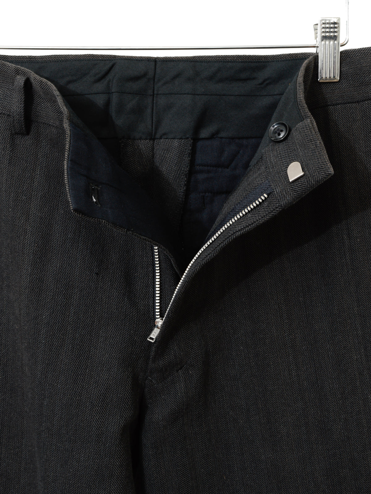 Cinch Back Pants Dark Grey