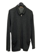 Zip Front Shirt Dark Grey