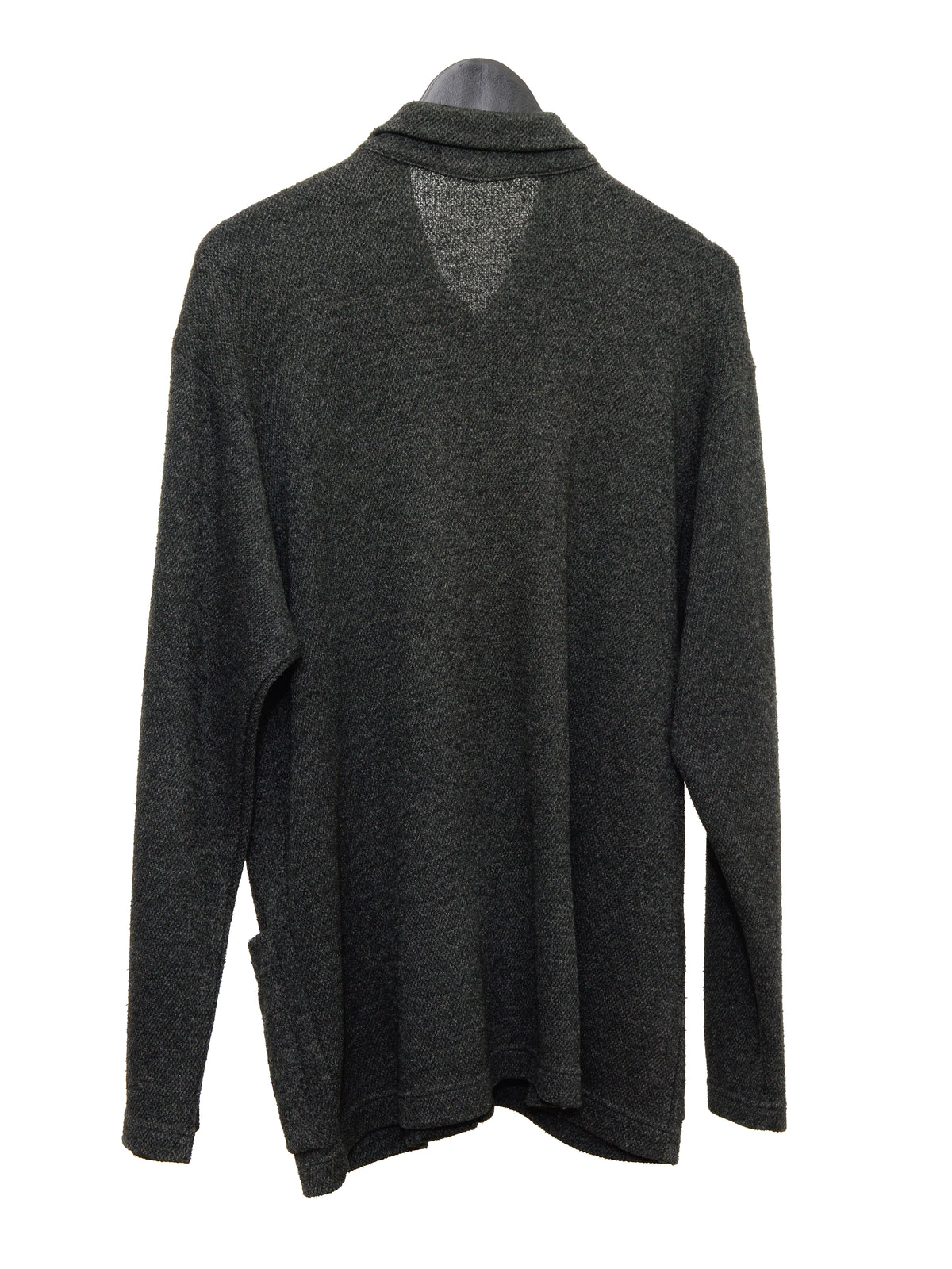 Zip Front Shirt Dark Grey