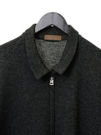 Zip Front Shirt Dark Grey