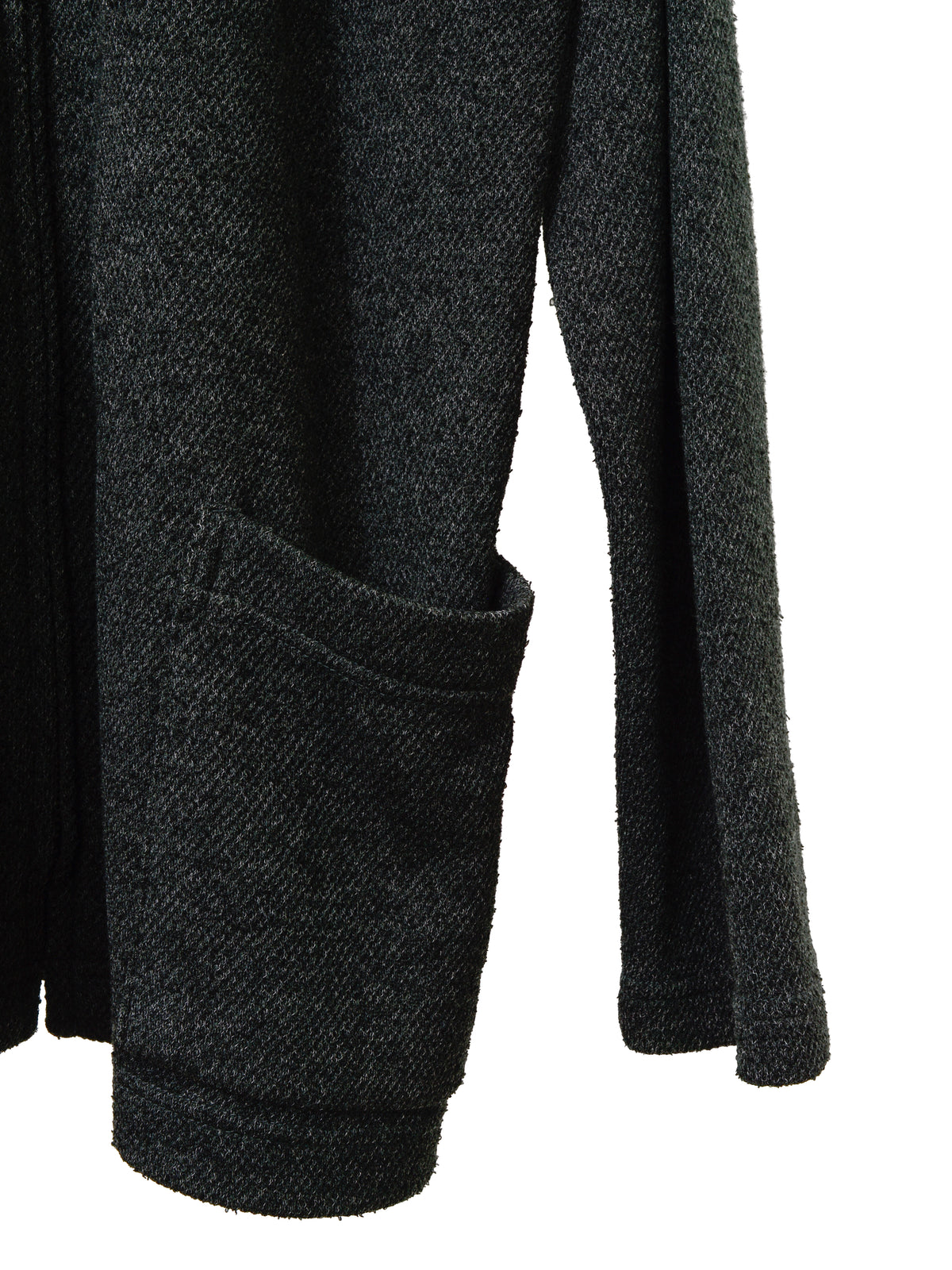 Zip Front Shirt Dark Grey