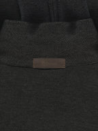 Zip Front Shirt Dark Grey