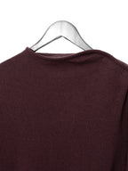 Boatneck Top Maroon