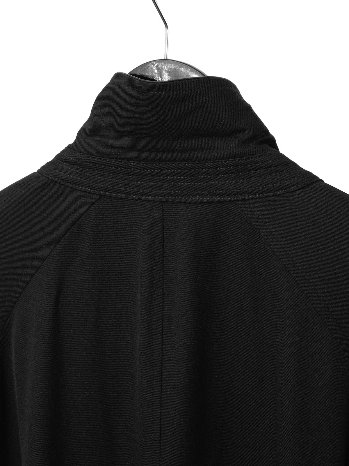 Raglan Mac Coat Black
