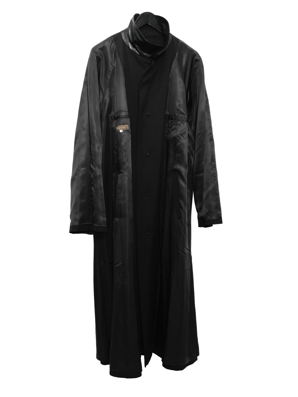 Raglan Mac Coat Black