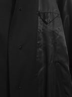 Raglan Mac Coat Black