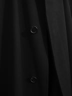 Raglan Mac Coat Black