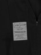 Collarless Zip Blouson Black