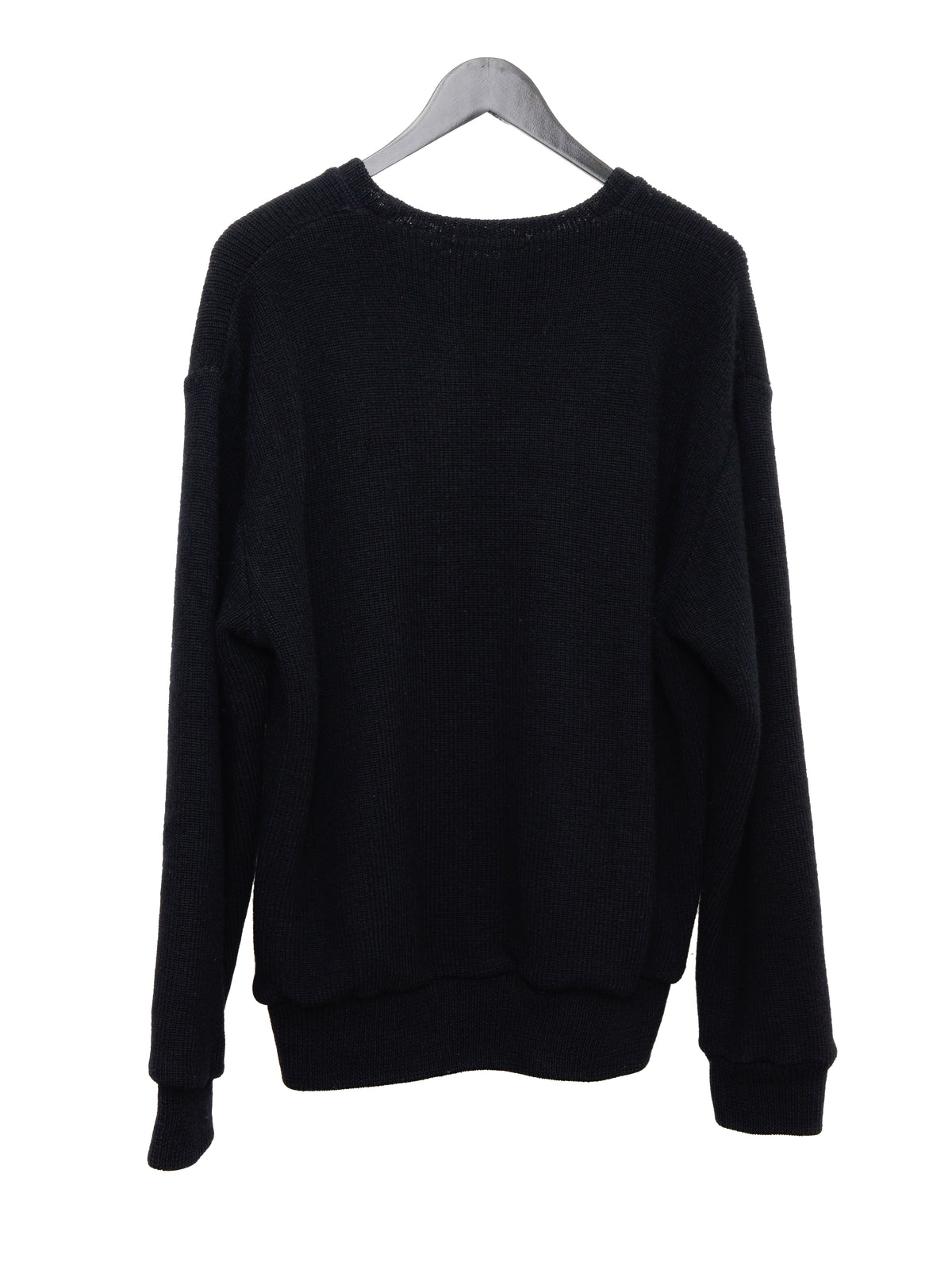 Reversible Sweater Black Blue